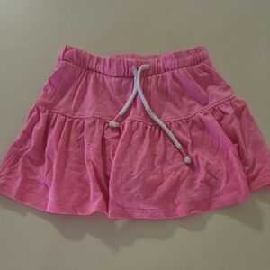 Pink Skirt With Shorts
